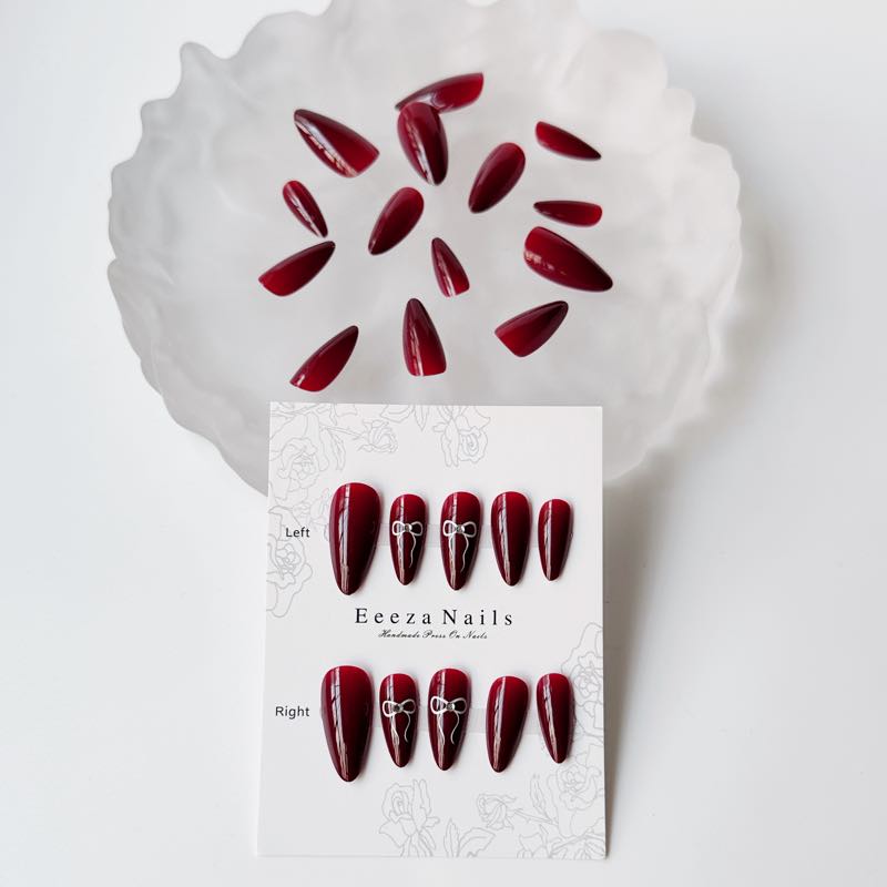 Burgundy Bows