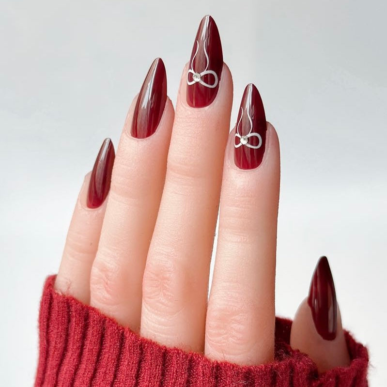 Burgundy Bows