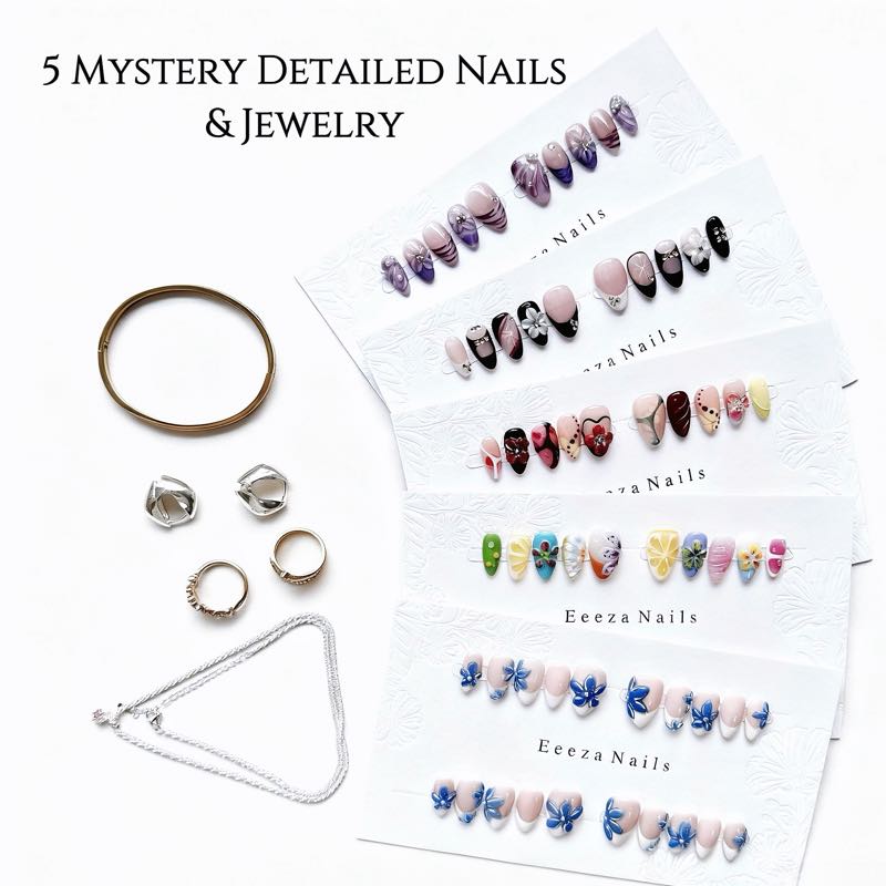 Mystery Box-Detailed nails(S+M)