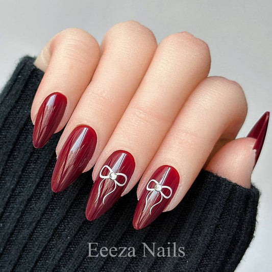 Burgundy Bows