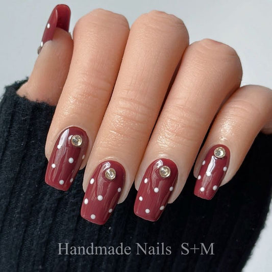 Burgundy Dot