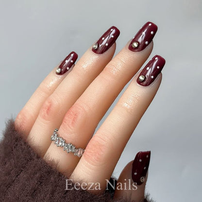 Burgundy Dot