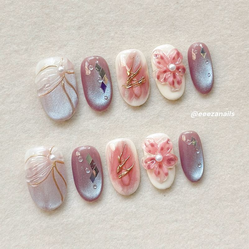 Fuchsia Leaf S+M