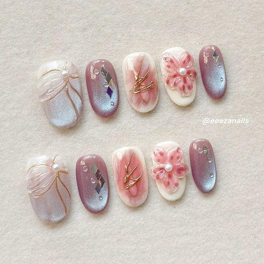 Fuchsia Leaf S+M