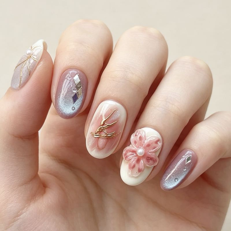 Fuchsia Leaf S+M
