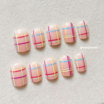 Pastel Plaid 24p