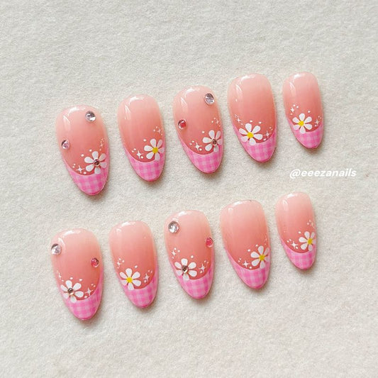 Gingham Daisies 24p