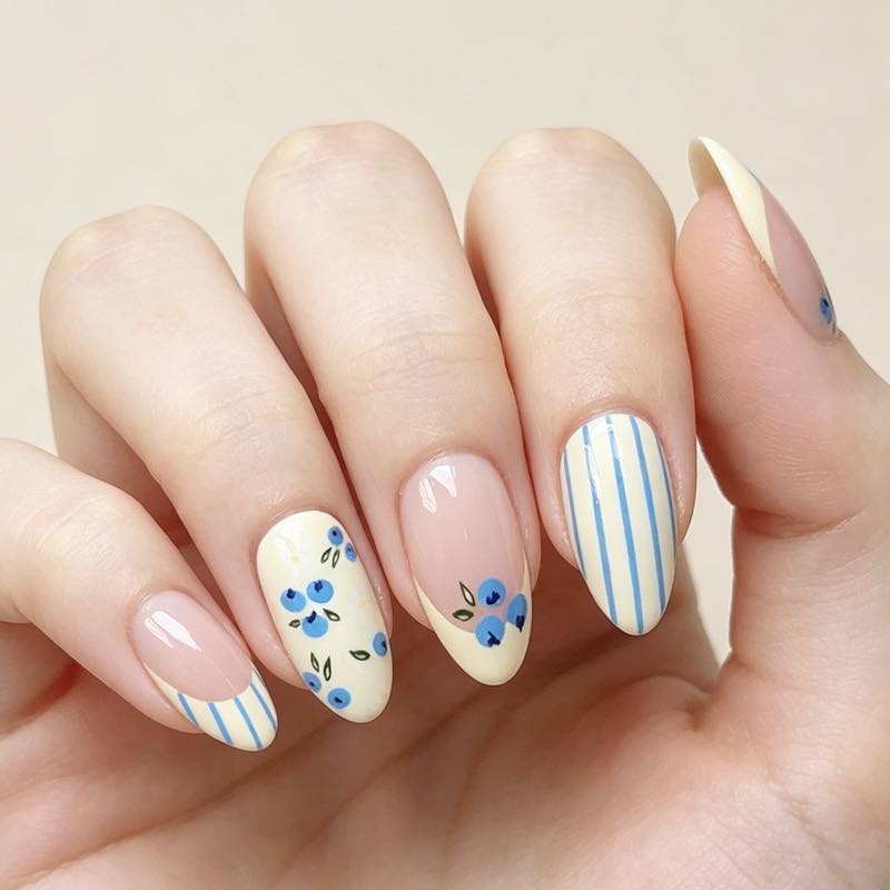 Blueberry Stripes 24p