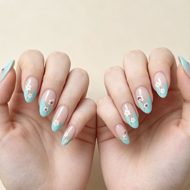 Turquoise Blooms 24p