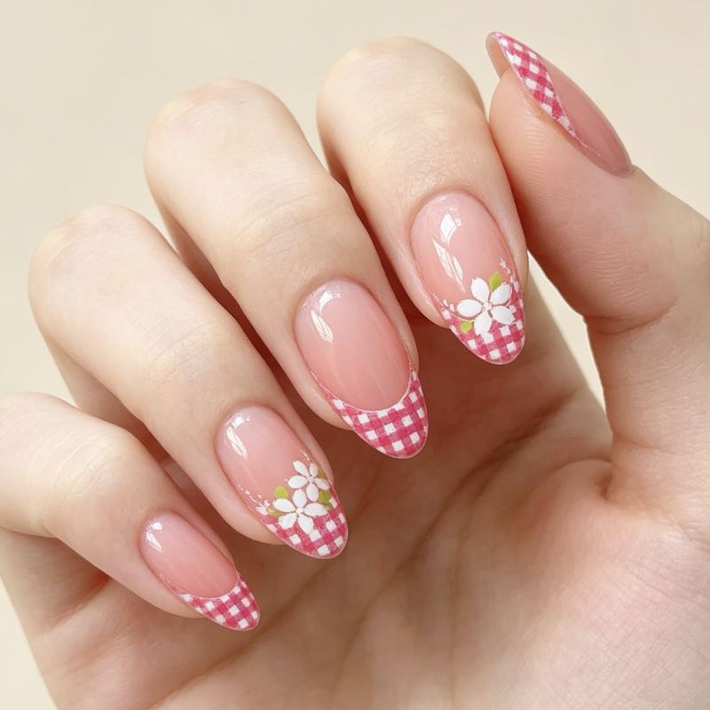 Blush Gingham 24p