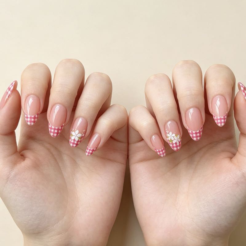 Blush Gingham 24p