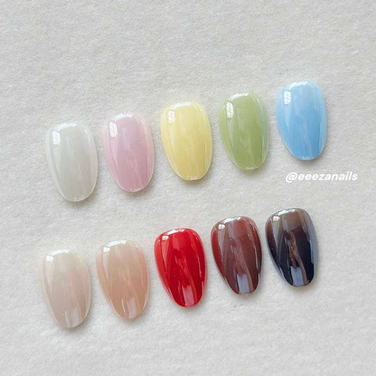 Short Oval Glazed 24p