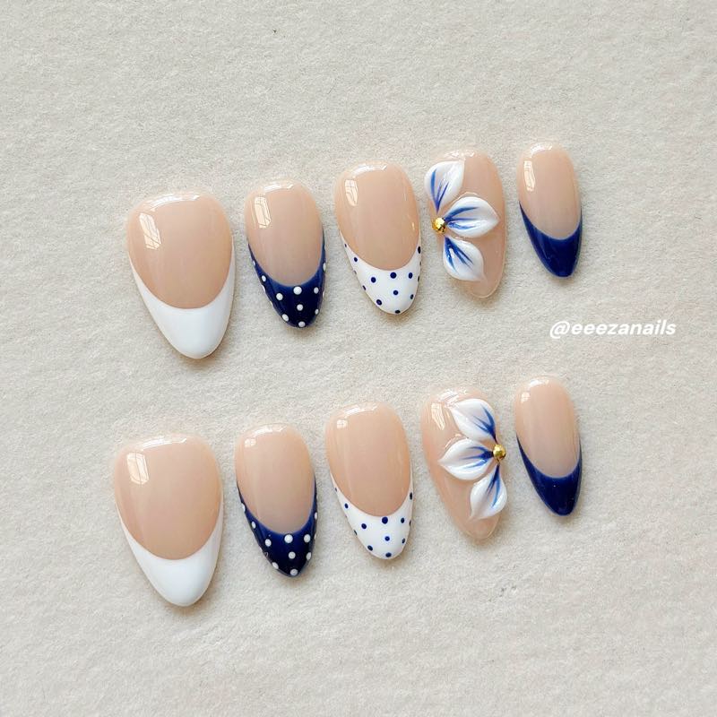 Navy Bloom S+M