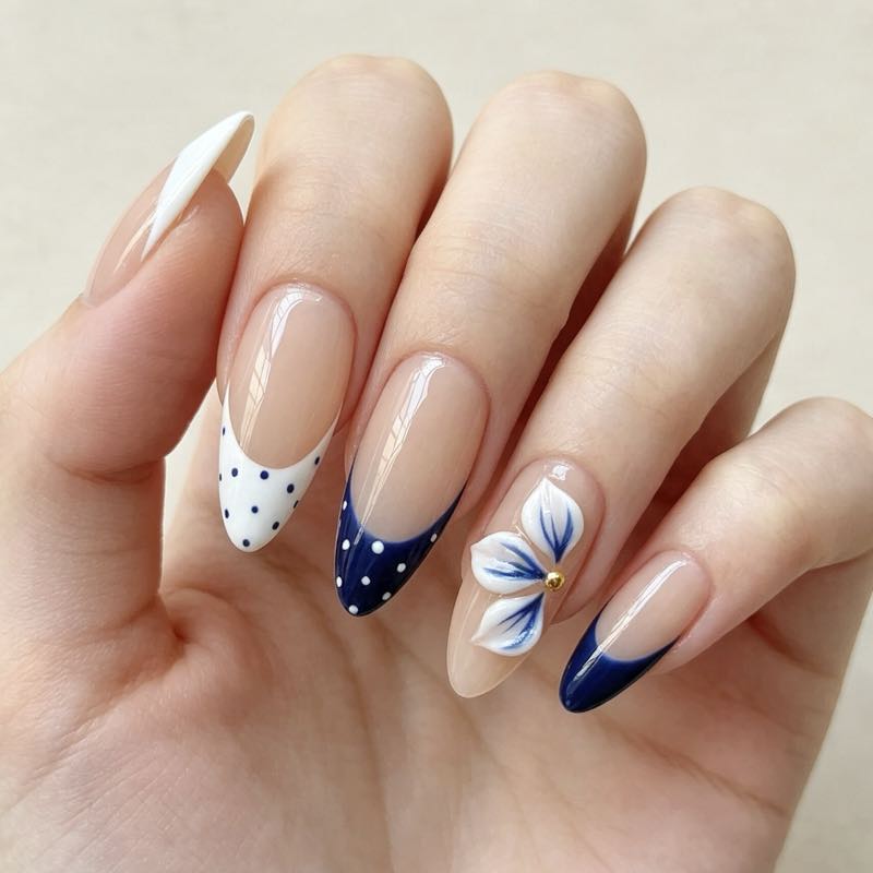 Navy Bloom S+M