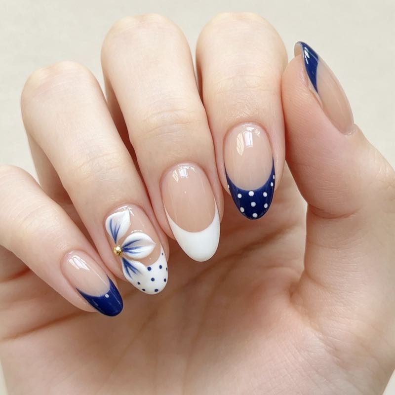 Navy Bloom S+M