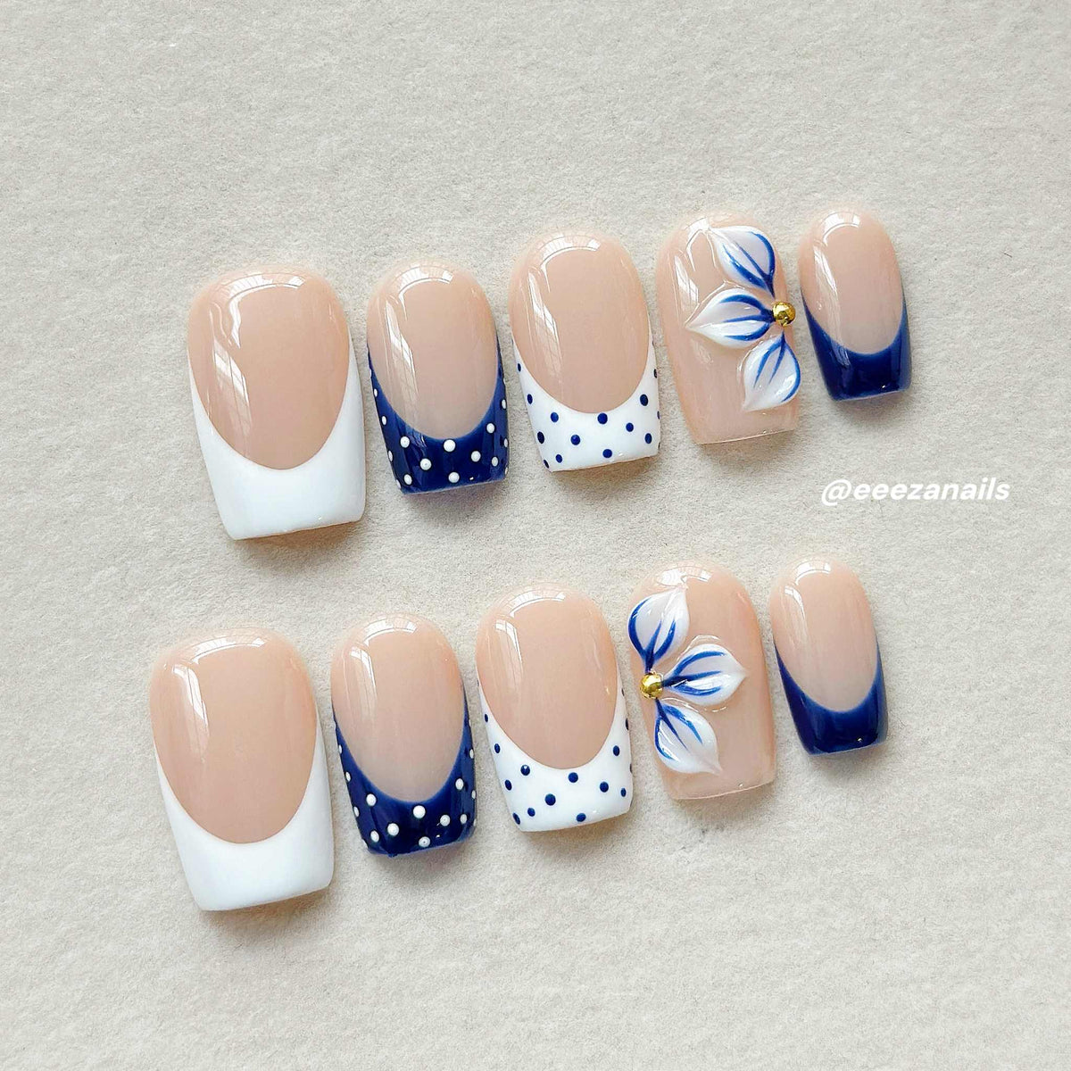 Navy Bloom S+M